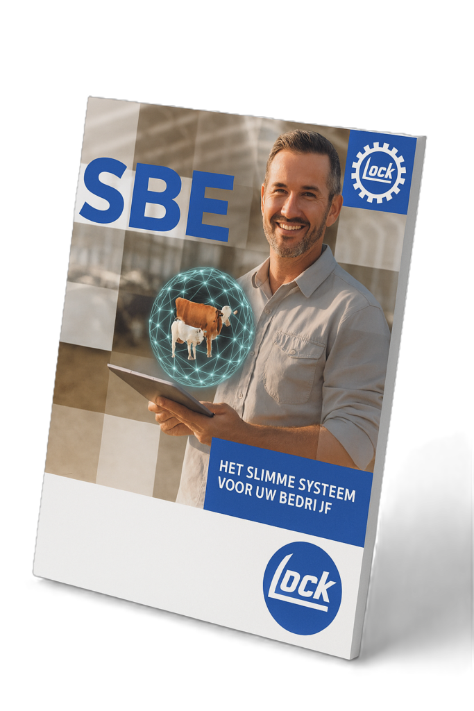 Digitaal stalbeheer folder SBE LOCK in Nederlands